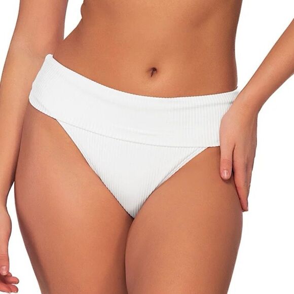 NWT Sunsets Roll The Dice Elsie Tankini & Hannah High Waist Bottoms Sz 34DD/ M - Picture 6 of 13